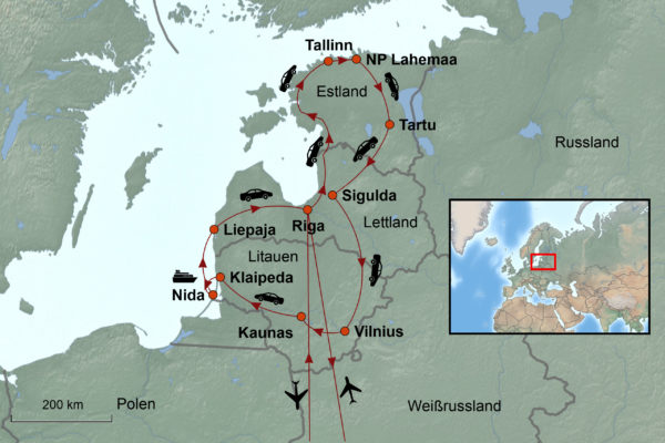 Lettland, Estland & Litauen | el mundo